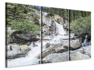 3-piece-canvas-print-wild-waterfall-in-the-forest