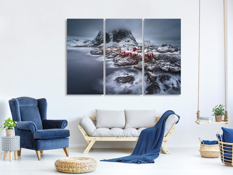 3-piece-canvas-print-winter-lofoten-islands