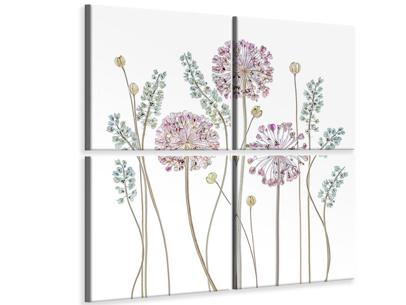 4-piece-canvas-print-allium-a