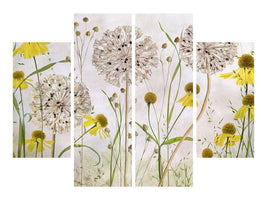 4-piece-canvas-print-alliums-and-heleniums