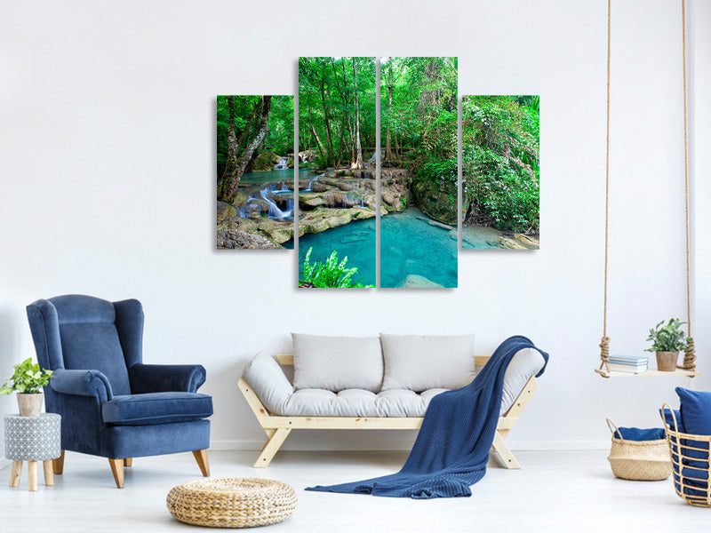 4-piece-canvas-print-at-the-foot-of-erawan