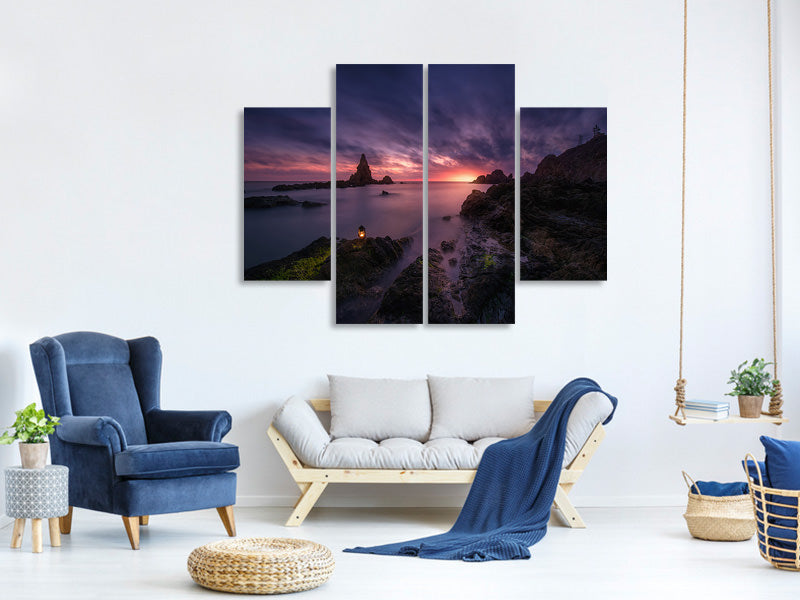 4-piece-canvas-print-between-lanterns