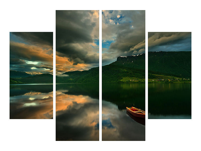 4-piece-canvas-print-boat