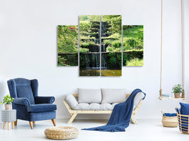 4-piece-canvas-print-design-waterfall