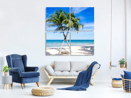 4-piece-canvas-print-dream-beach-caribbean