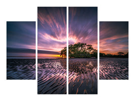 4-piece-canvas-print-fascinating-landscape-by-the-sea