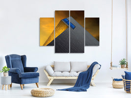 4-piece-canvas-print-golden-glow