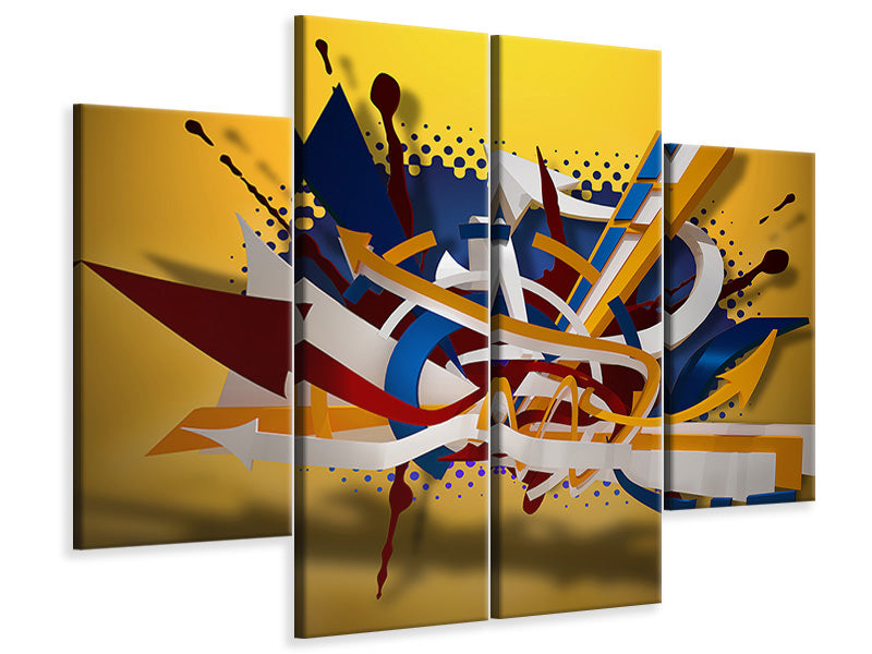 4-piece-canvas-print-graffiti-art