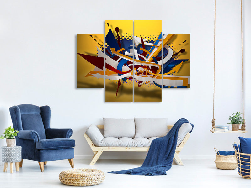 4-piece-canvas-print-graffiti-art