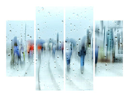 4-piece-canvas-print-its-raining