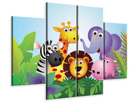 4-piece-canvas-print-jungle