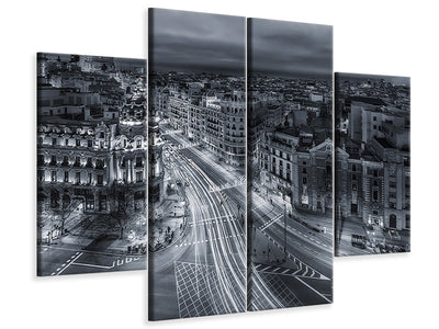 4-piece-canvas-print-madrid-city-lights
