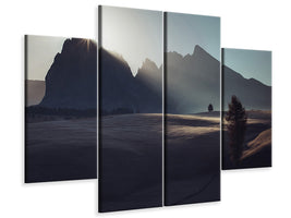 4-piece-canvas-print-morning-in-dolomites