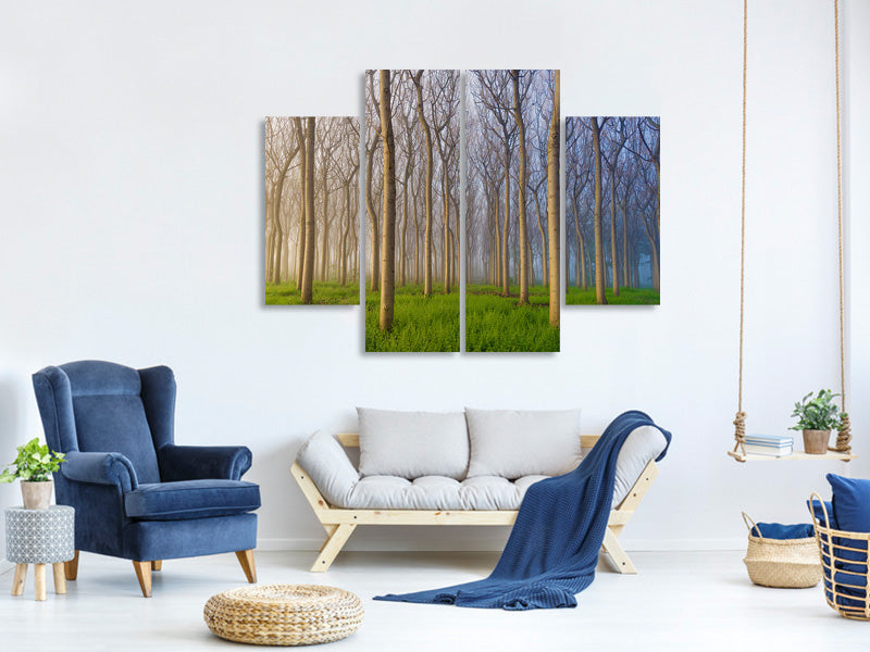 4-piece-canvas-print-morning-of-the-forest