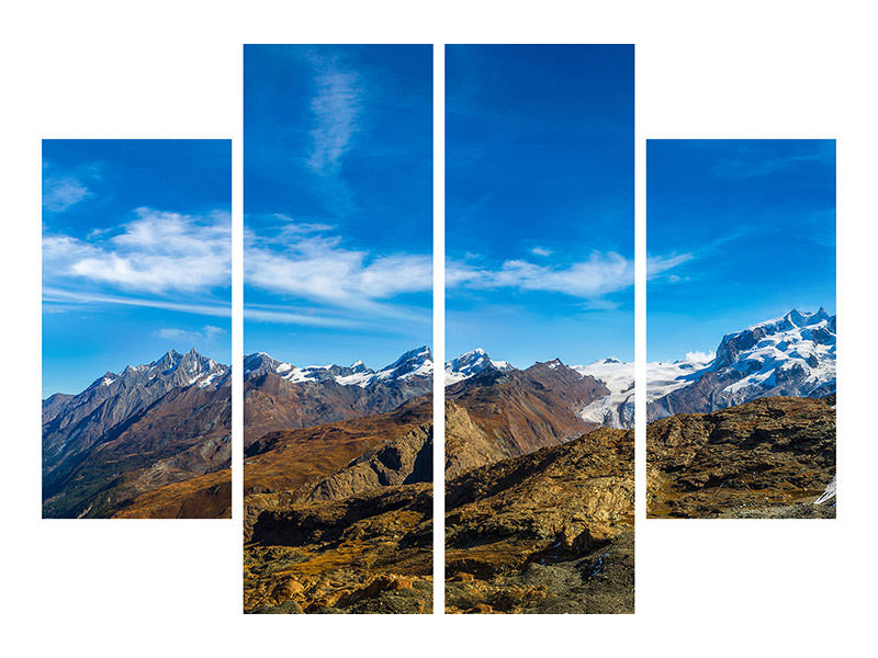 4-piece-canvas-print-swiss-alps-in-spring