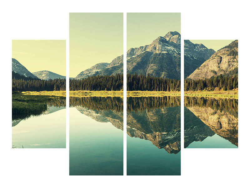 4-piece-canvas-print-the-lake