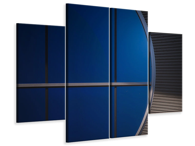 4-piece-canvas-print-window-in-blue