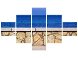 5-piece-canvas-print-at-the-beach-promenade