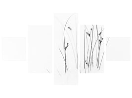 5-piece-canvas-print-black-on-white