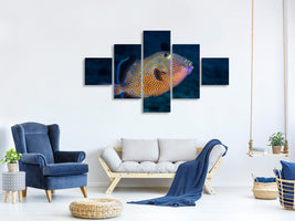 5-piece-canvas-print-blue-triggerfish