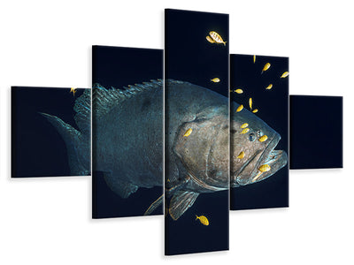 5-piece-canvas-print-giant-grouper