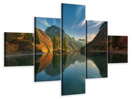 5-piece-canvas-print-magic-lake