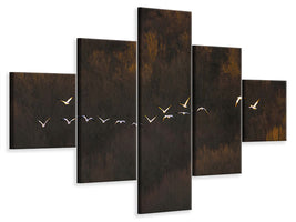 5-piece-canvas-print-morning-mood