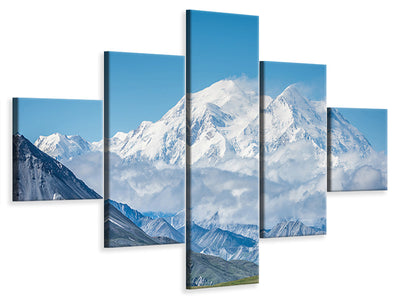 5-piece-canvas-print-mt-denali