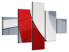 5-piece-canvas-print-red-bow