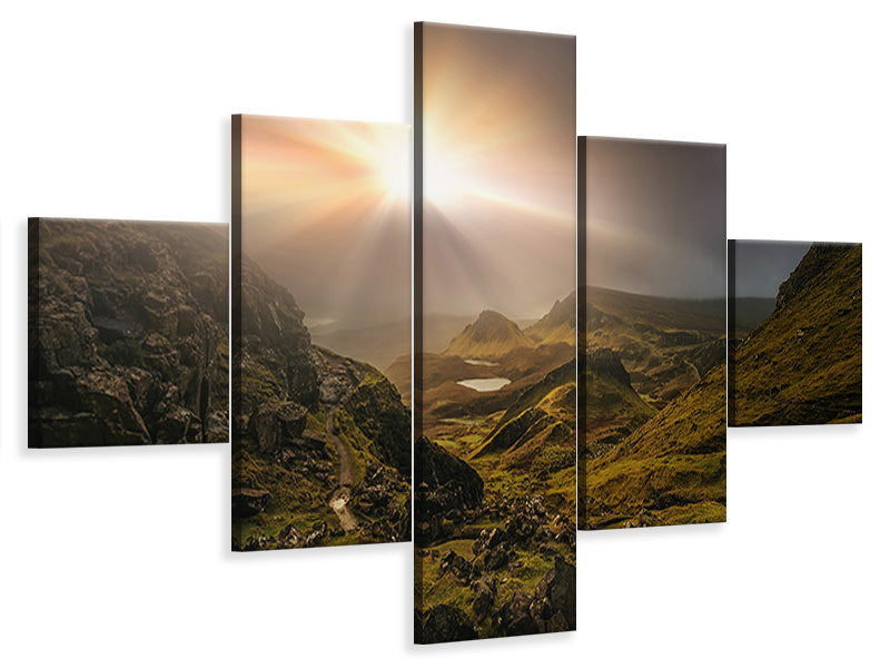 5-piece-canvas-print-trotternish-ridge-light-iii