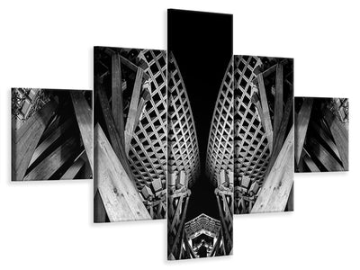 5-piece-canvas-print-twist-gate