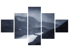 5-piece-canvas-print-winter-comes