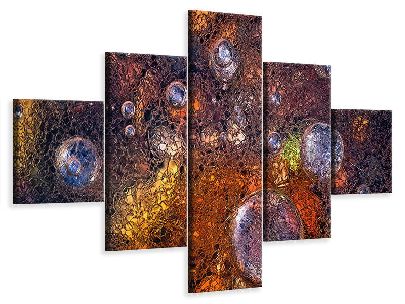 5-piece-canvas-print-winter-over-autumn