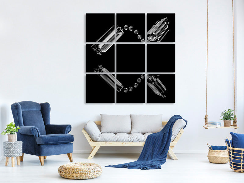 9-piece-canvas-print-drops-and-reflection