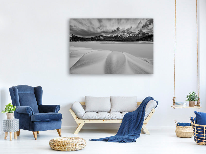 canvas-print-pyramid-lake-in-winter