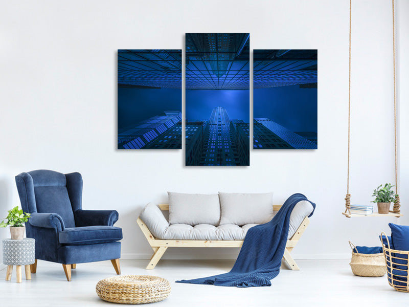modern-3-piece-canvas-print-chrysler-in-blue