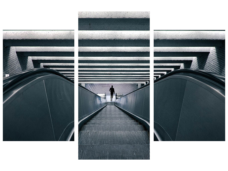 modern-3-piece-canvas-print-escalator-downhill