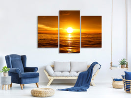 modern-3-piece-canvas-print-glowing-sunset-on-the-water