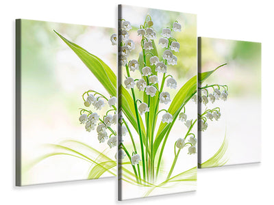 modern-3-piece-canvas-print-lily-of-the-valley-ii