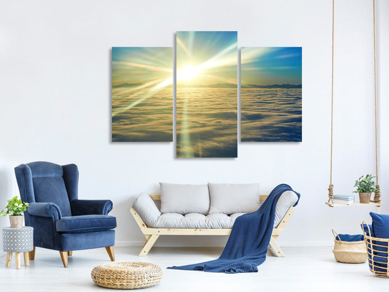 modern-3-piece-canvas-print-sunrise-above-the-clouds