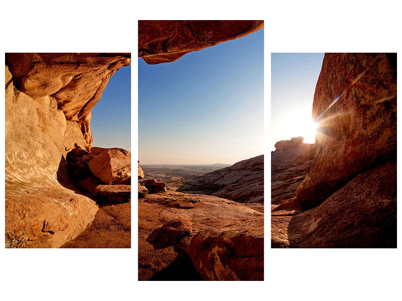 modern-3-piece-canvas-print-sunset-in-front-of-the-cave