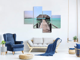 modern-4-piece-canvas-print-beach-paradise