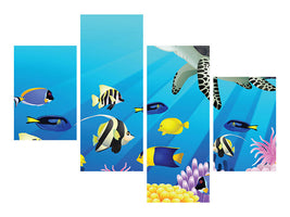 modern-4-piece-canvas-print-childrens-underwater-world