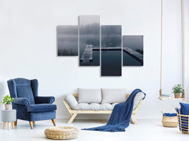 modern-4-piece-canvas-print-dark-reflections