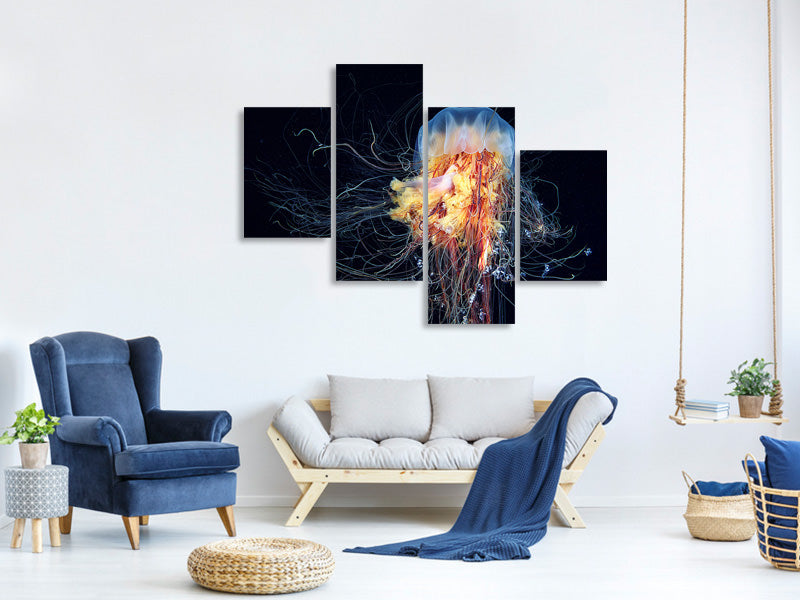 modern-4-piece-canvas-print-giant-lions-mane