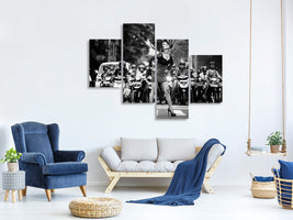 modern-4-piece-canvas-print-ignore-it-enjoy-poses-on-the-streets