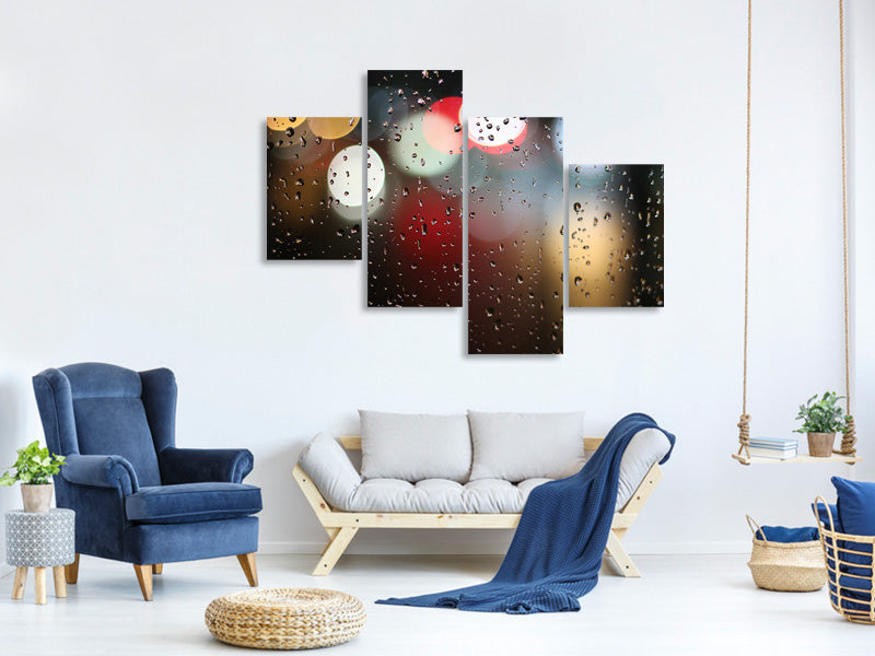 modern-4-piece-canvas-print-illuminated-water-drops