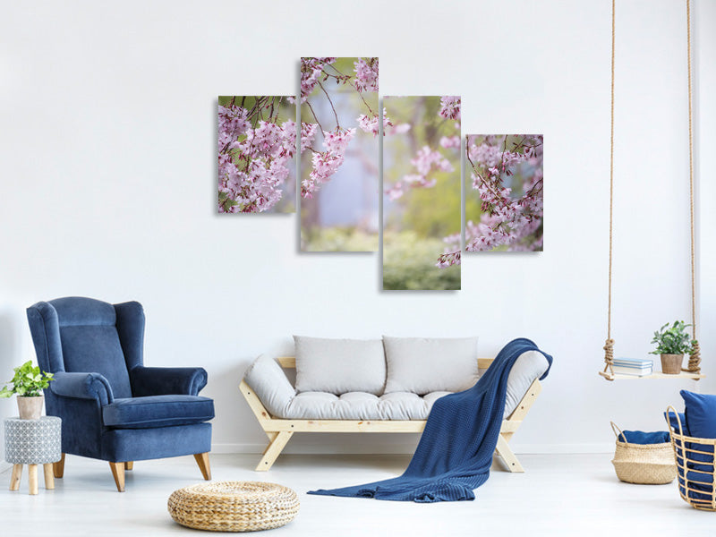 modern-4-piece-canvas-print-in-the-beautiful-spring