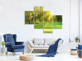 modern-4-piece-canvas-print-in-the-park