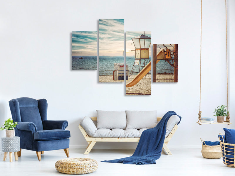 modern-4-piece-canvas-print-lifeguard